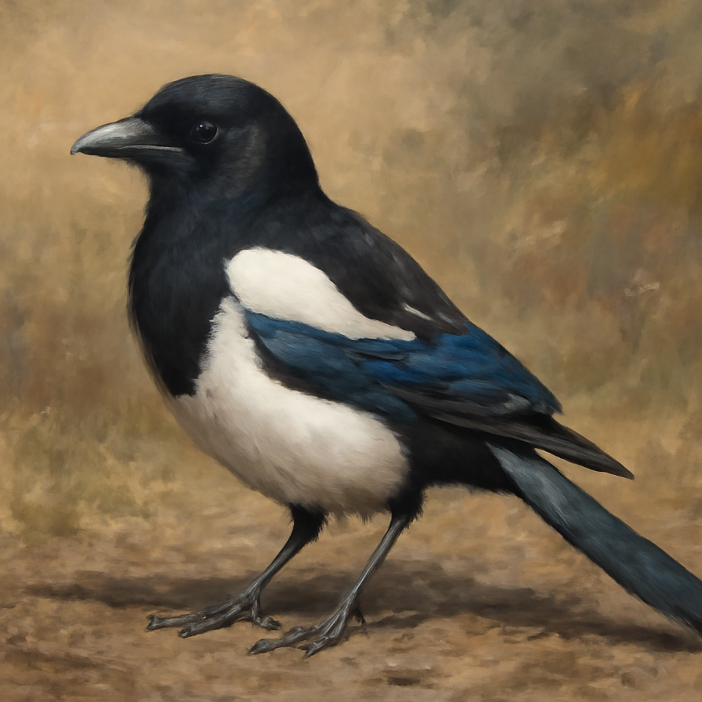 Magpie illustration