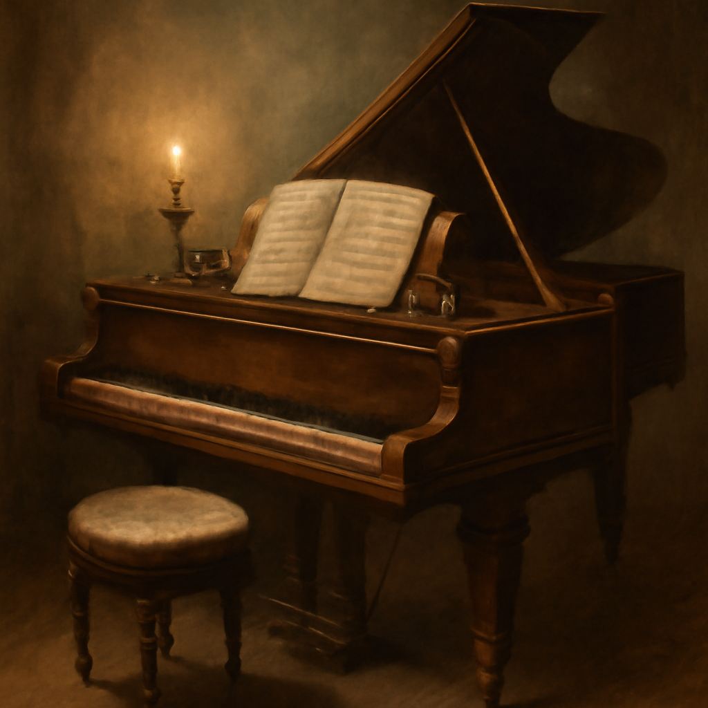 Pianoforte illustration
