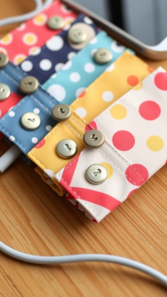 Cord organizer: neat wraps for electronic cables