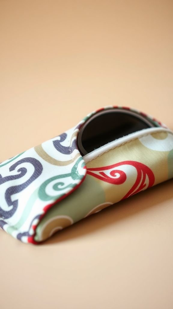 Padded eyeglass case for delicate lenses