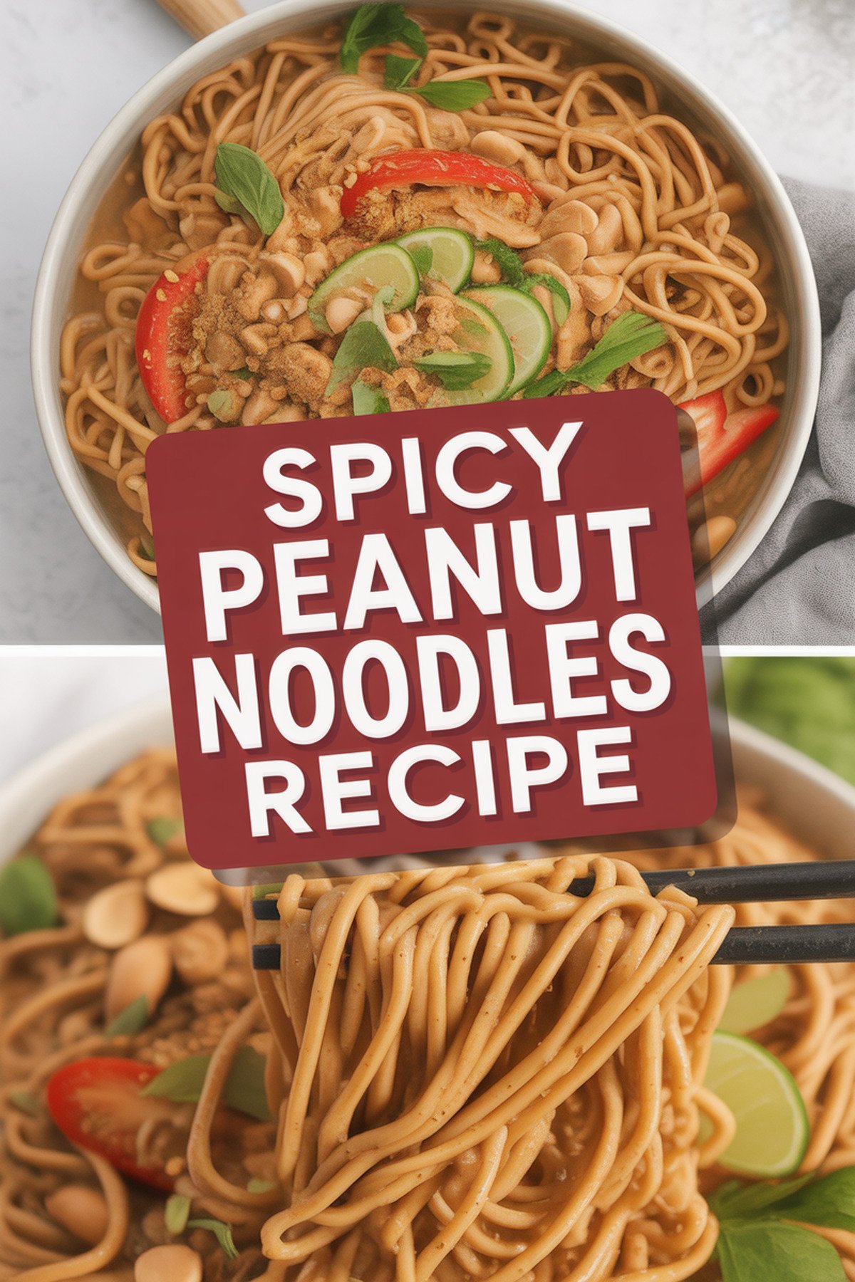 Spicy Peanut Noodles Recipe recipe idea in stylish layout